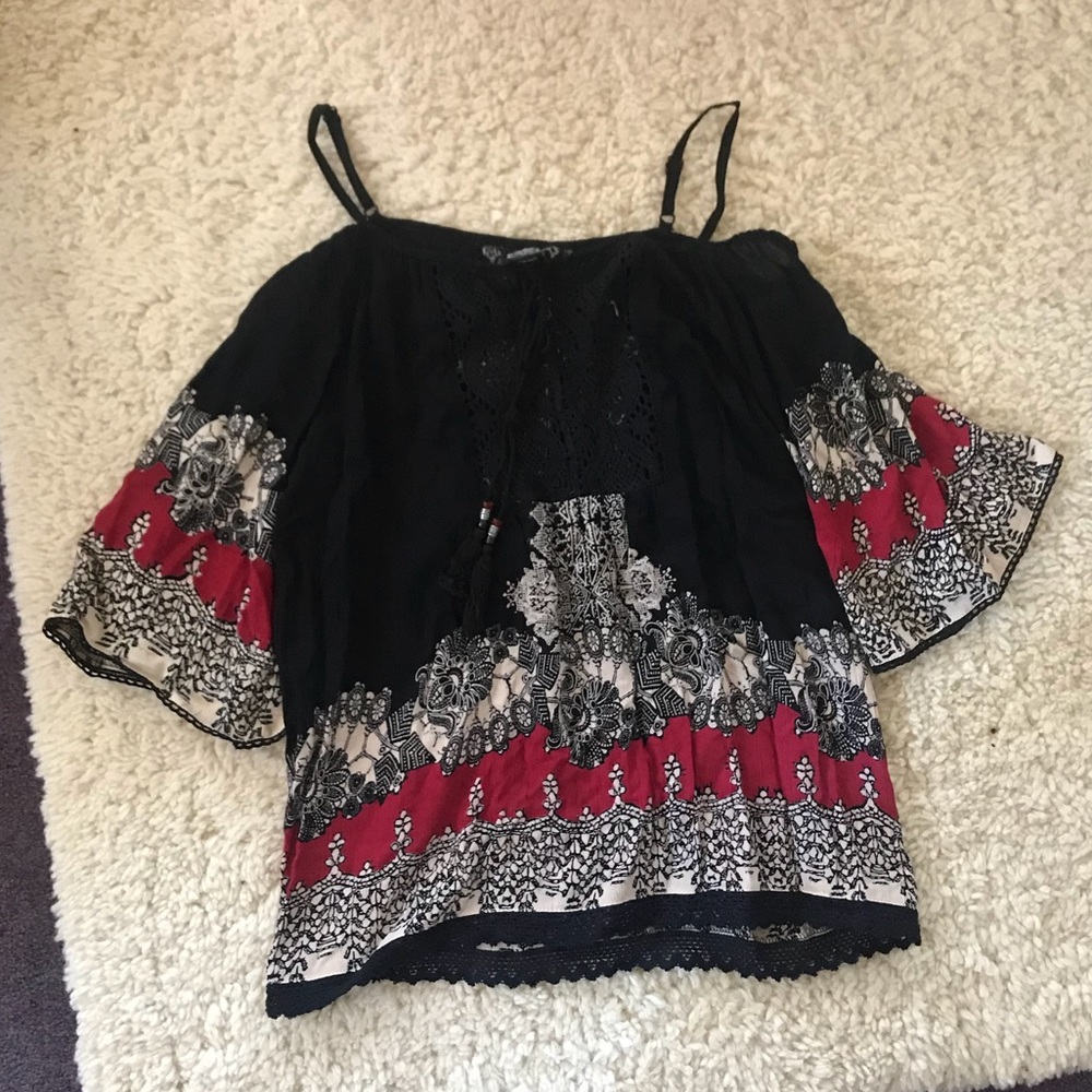 Cold shoulder blouse